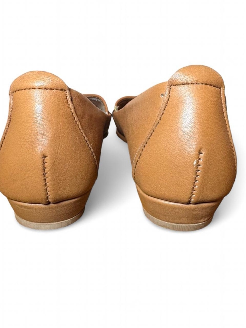 Dexter Tan Leather Huaraches Slip-On Loafers - Picture 5 of 6